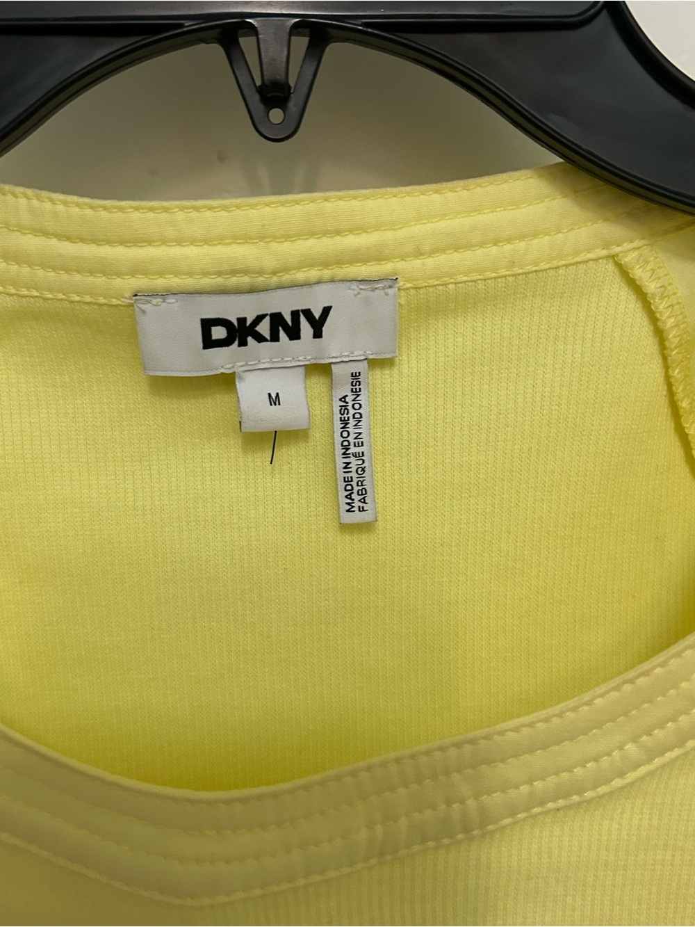 DKNY Soft Lemon Short Sleeve Top